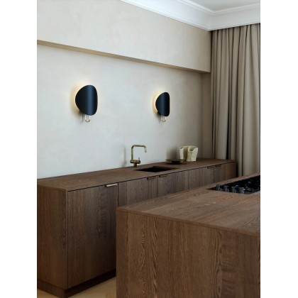 Настінний світильник Spargo Wall light Black/Brass